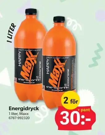 DollarStore Maxx energidryck erbjuda