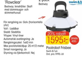 EKO Swim & fun poolrobot erbjuda