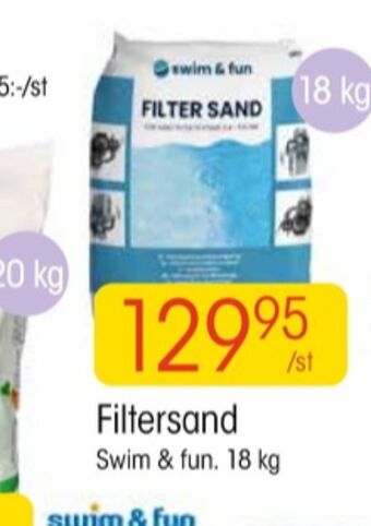 EKO Swim & fun filtersand erbjuda