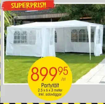 EKO Grundig partytält erbjuda