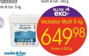 EKO Swim & fun poolklor erbjuda