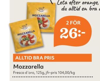 Hemköp Fresca d oro mozzarella erbjuda