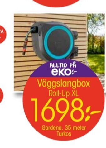 EKO Gardena slangupprullare erbjuda