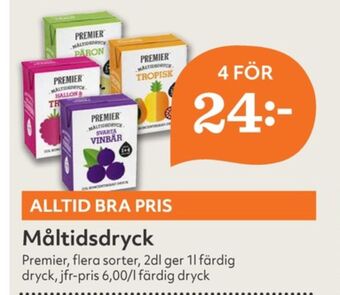Hemköp Premier fruktdryck erbjuda
