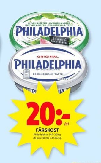Philadelphia färskost