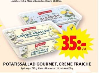 ICA Maxi Rydbergs potatissallad erbjuda