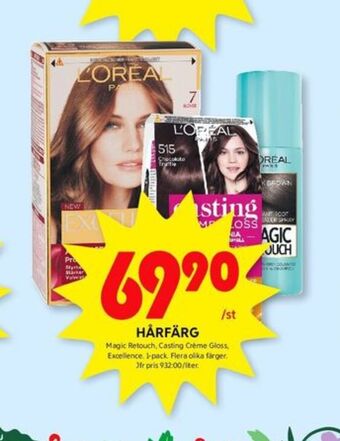 ICA Kvantum Magic retouch hårfärg erbjuda