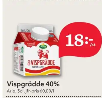 Hemköp Arla vispgrädde erbjuda