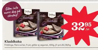 Hemköp Frödinge kladdkaka erbjuda