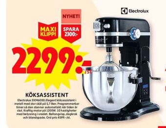 ICA Maxi Electrolux matberedare erbjuda