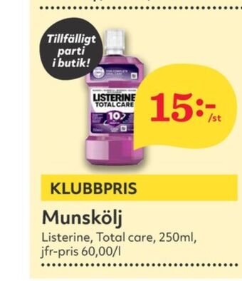 Listerine munskölj