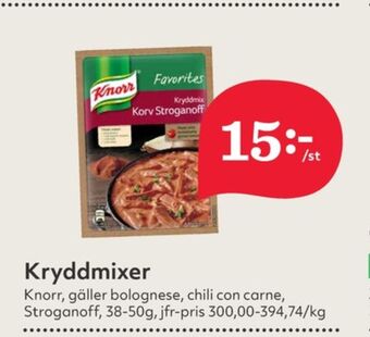 Hemköp Knorr kryddmix erbjuda