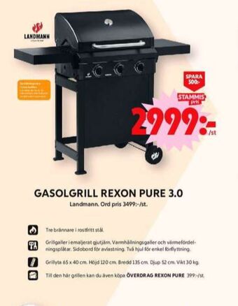 ICA Maxi Landmann gasolgrill erbjuda