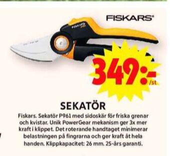 ICA Maxi Fiskars sekatör erbjuda