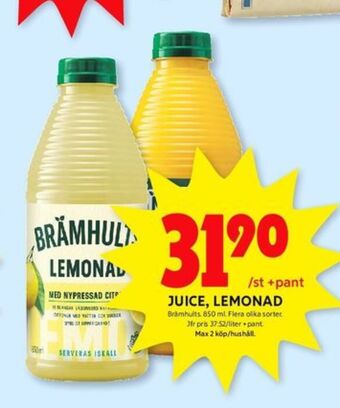 ICA Kvantum Brämhults juice erbjuda