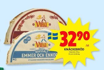 ICA Kvantum Vika knäckebröd erbjuda