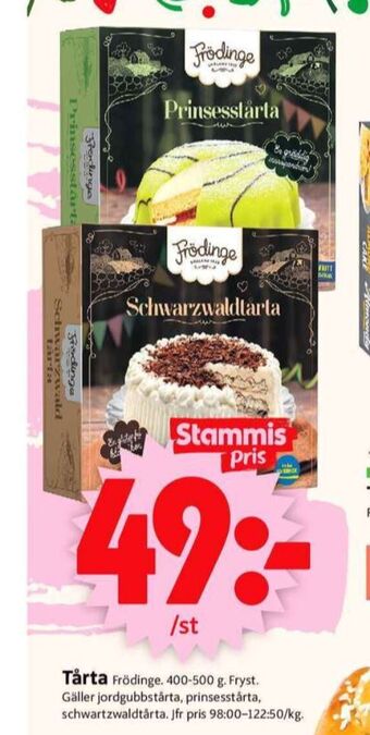 ICA Supermarket Frödinge tårtor erbjuda