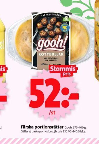 ICA Supermarket Gooh färdigrätter erbjuda