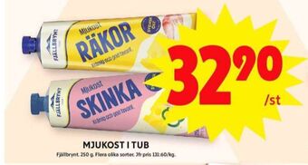 ICA Maxi Fjällbrynt mjukost erbjuda