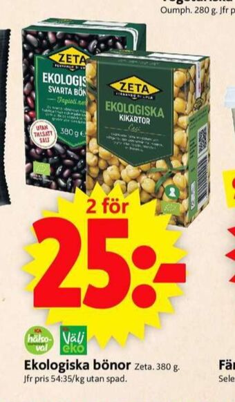 ICA Supermarket Zeta bönor erbjuda