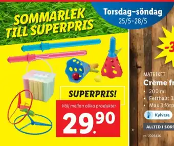 Lidl Matriket utomhusleksaker erbjuda