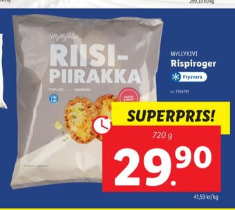 Lidl Myllykivi piroger erbjuda