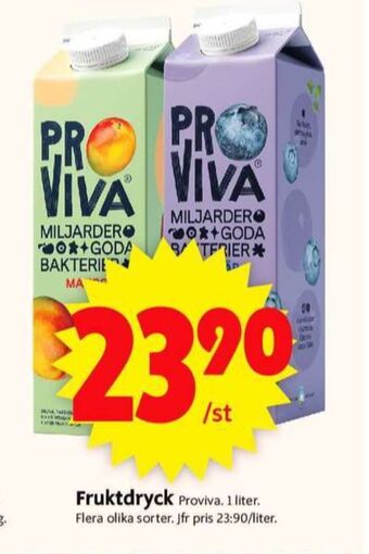 ICA Supermarket Proviva fruktdryck erbjuda