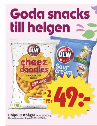 ICA Nära Olw ostbågar erbjuda