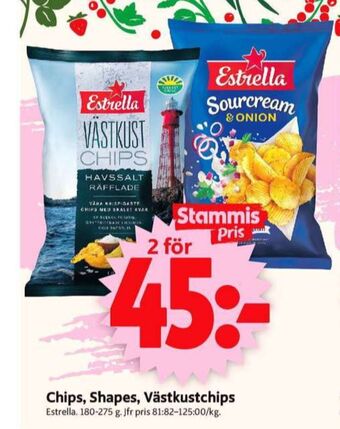 ICA Supermarket Västkustchips erbjuda