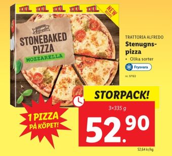 Lidl Trattoria alfredo pizza erbjuda