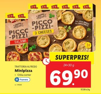 Lidl Trattoria alfredo pizza erbjuda