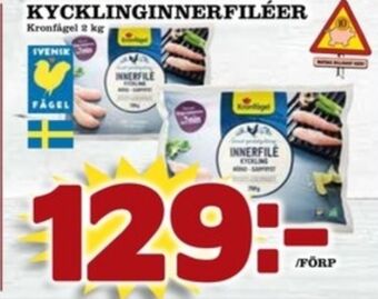 Matdax Kronfågel kycklinginnerfilé erbjuda