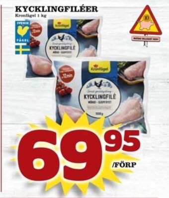 Matdax Kronfågel kycklingfilé erbjuda