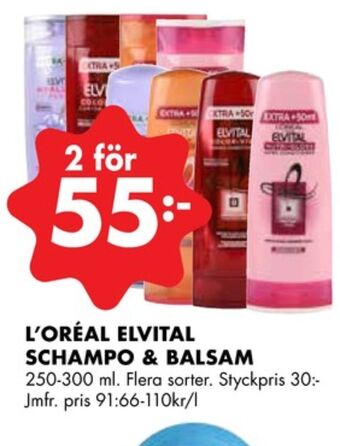 ÖoB Elvital balsam erbjuda