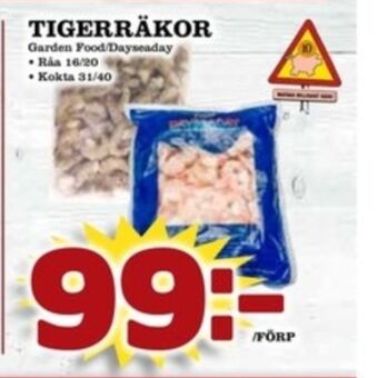 Matdax Dayseaday tigerräkor erbjuda