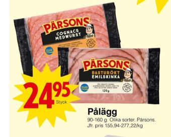 Matöppet Pärsons skinka erbjuda