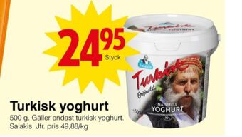 Matöppet Salakis yoghurt erbjuda
