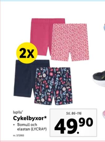 Lidl Lupilu shorts erbjuda