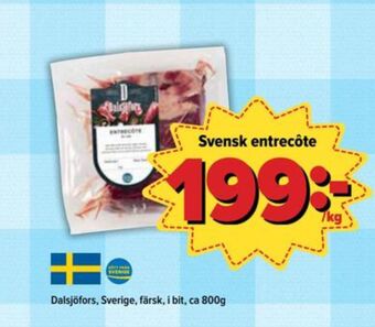 Östenssons Dalsjöfors entrecôte erbjuda