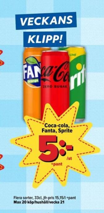 Coca cola zero läskedryck