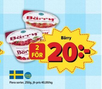 Östenssons Bärry yoghurt erbjuda