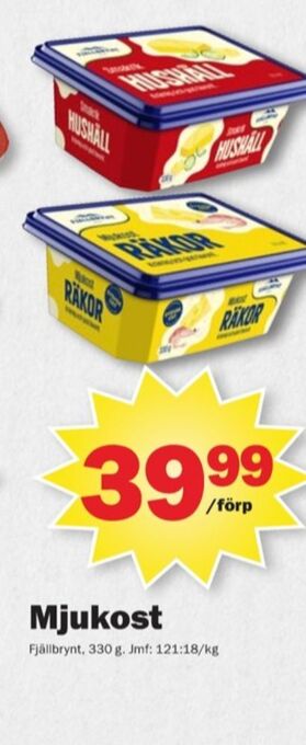 Pekås Fjällbrynt mjukost erbjuda