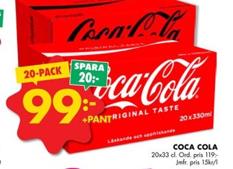 ÖoB Coca cola läskedryck erbjuda