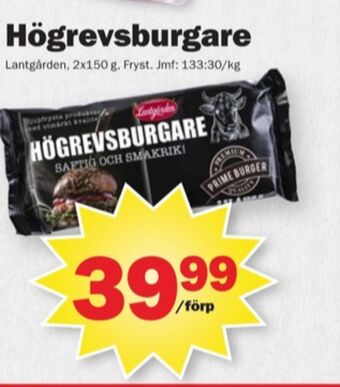Pekås Lantgården hamburgare erbjuda