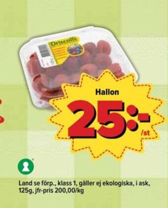 Östenssons Driscolls hallon erbjuda