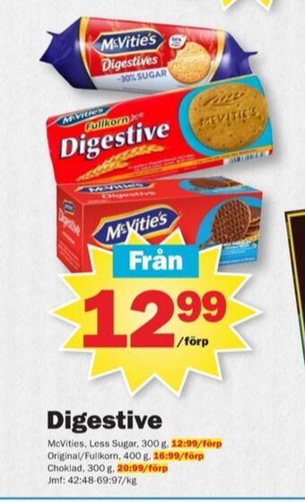 Pekås Mcvities digestive kex erbjuda