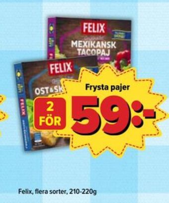 Östenssons Felix matpajer erbjuda