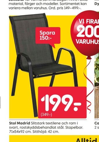 Rusta Ashby garden utestol erbjuda