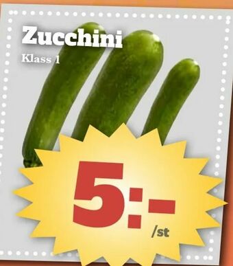 Bonum Matmarknad Zucchini erbjuda