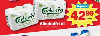 Pekås Carlsberg öl erbjuda